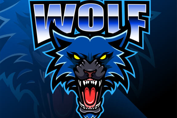 Wolf Head Mascot