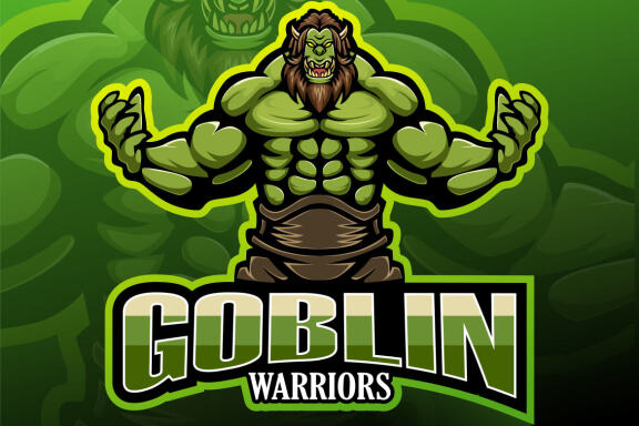 Goblin Warrior Esport Mascot