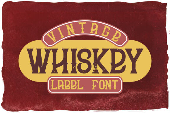 Whiskey Bar Label Font