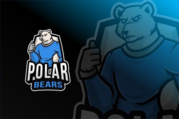 Polar Bear Logo Template