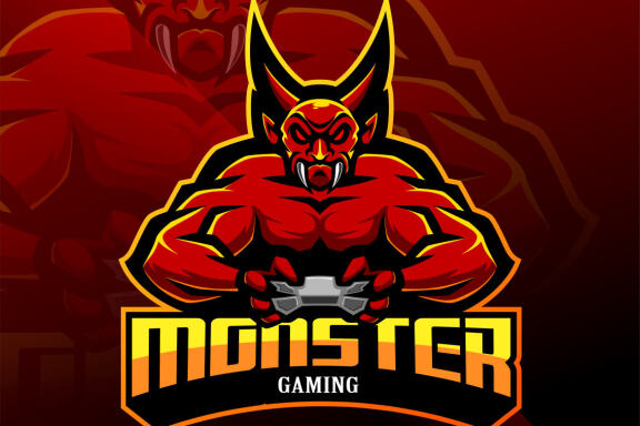 Monster Gaming Esport Mascot