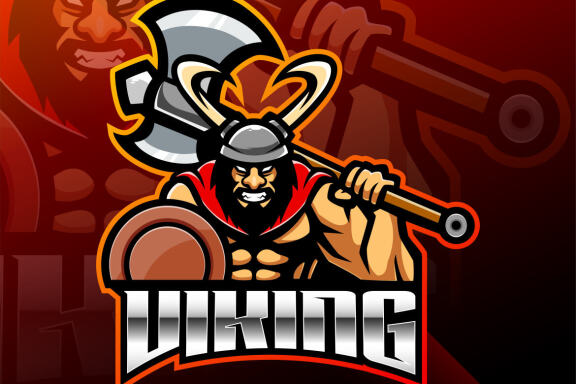 Viking Norseman Esport Mascot
