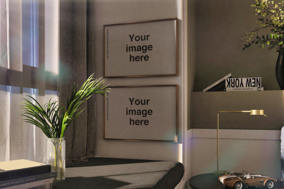 Elegant Bedroom Mockup Scenes
