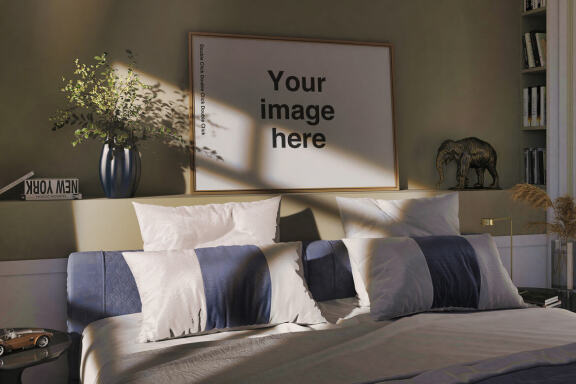 Elegant Bedroom Mockup Scenes