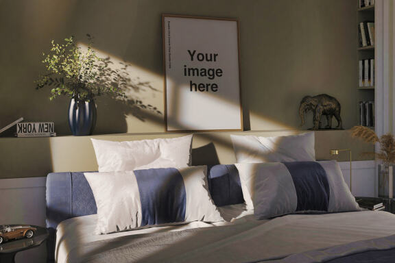 Elegant Bedroom Mockup Scenes