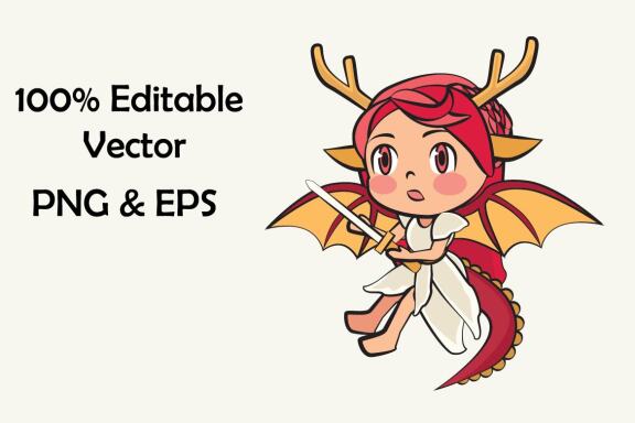 cute dragon girl