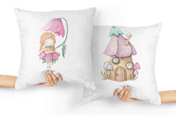 Floral Little Fairies Clipart