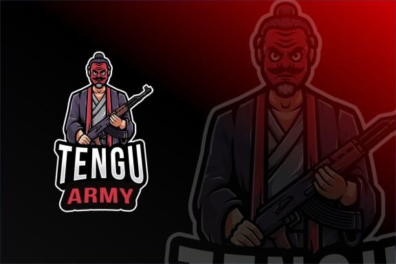 Tengu Army Logo Template