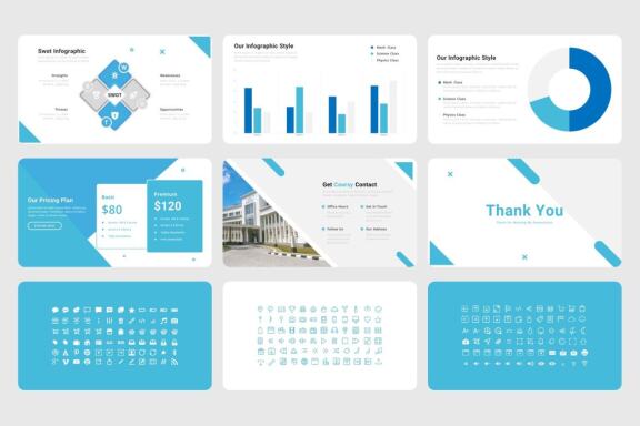 Coursy - Education School PowerPoint Template