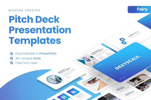 Grayscale - Multipurpose Business PowerPoint Template