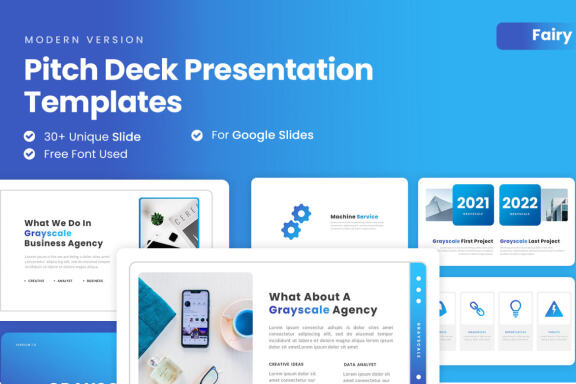 Grayscale - Multipurpose Business Google Slides Template