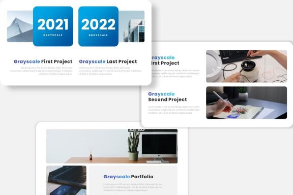 Grayscale - Multipurpose Business Google Slides Template