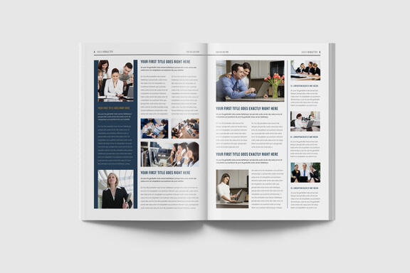 Indesign Newsletter Template