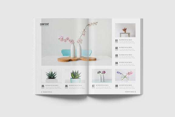 Portfolio Magazine Template