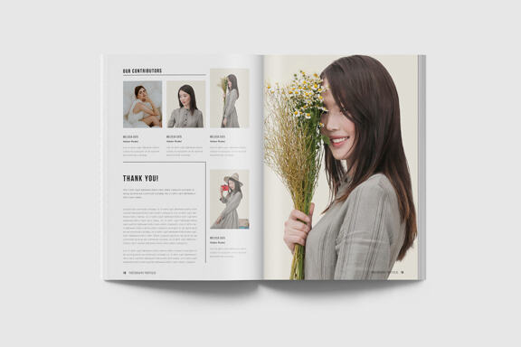 Portfolio Magazine Template