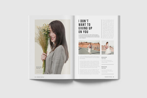 Portfolio Magazine Template