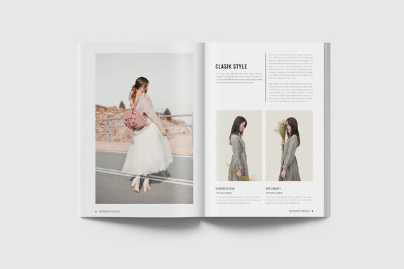 Portfolio Magazine Template