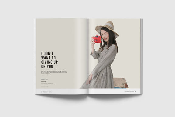 Portfolio Magazine Template