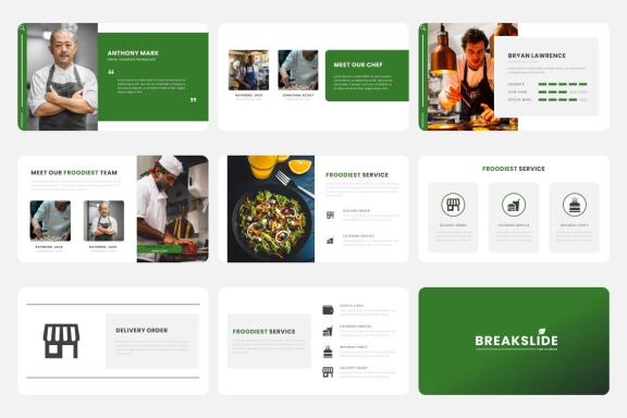 FROODIEST - Food & Culinary PowerPoint Template