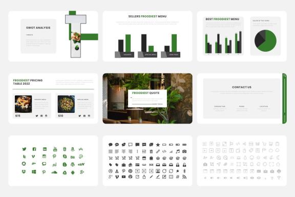 FROODIEST - Food & Culinary PowerPoint Template