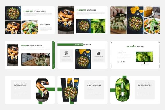 FROODIEST - Food & Culinary PowerPoint Template