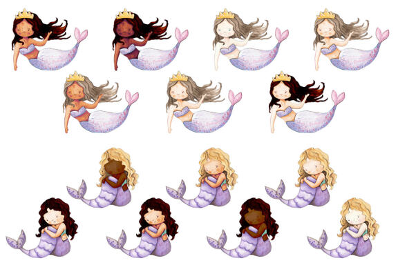Undersea world. Mermaid scene creator