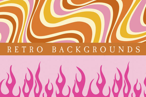 Hippie Retro Chess Backgrounds