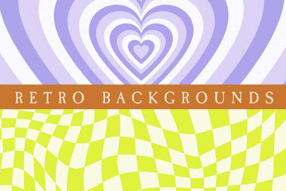 Hippie Retro Chess Backgrounds