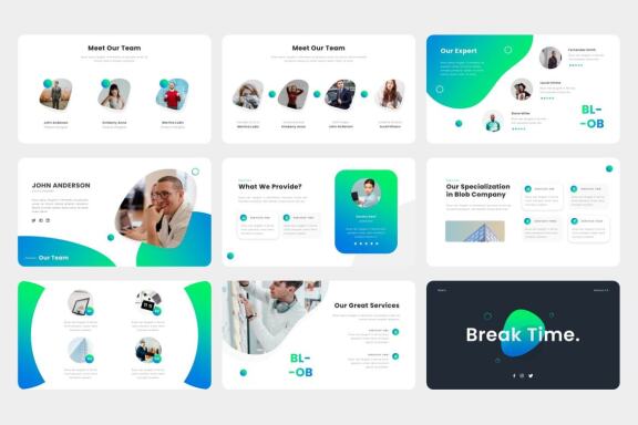 Blob - FREE Google Slides Template