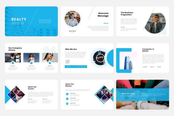  Realty Grow – Corporate Business Google Slides Template