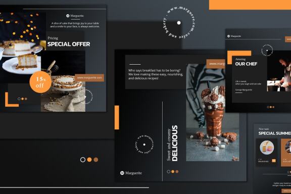 MARGUERITE COFFEE AND BAKERY - instagram template post