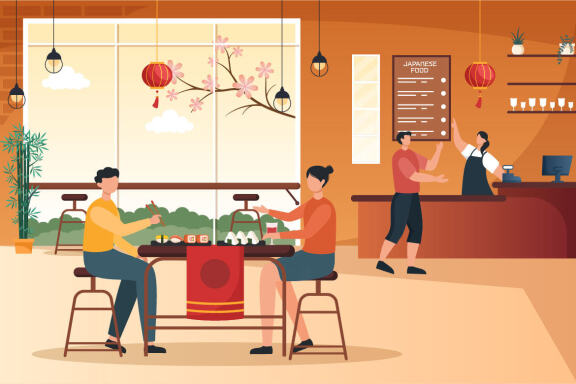 15 Japanese Food Illustration