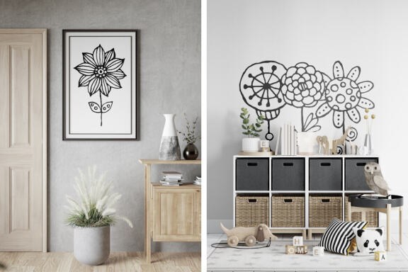 Hand Drawn Flowers Vol. 5
