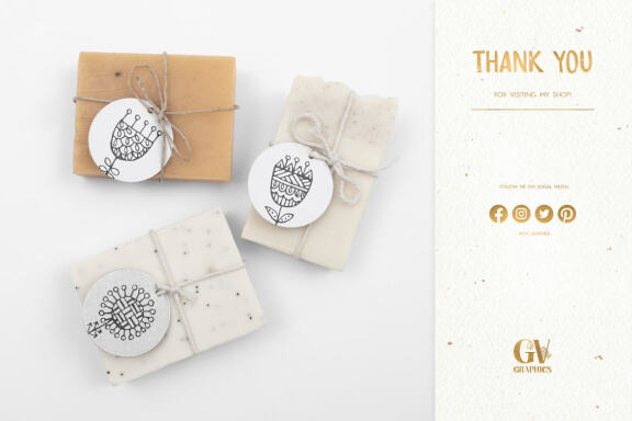 Hand Drawn Flowers Vol. 5