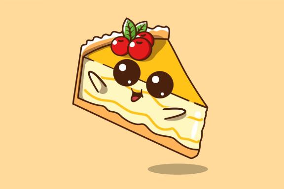 a piece of cheesecake with cherry topping