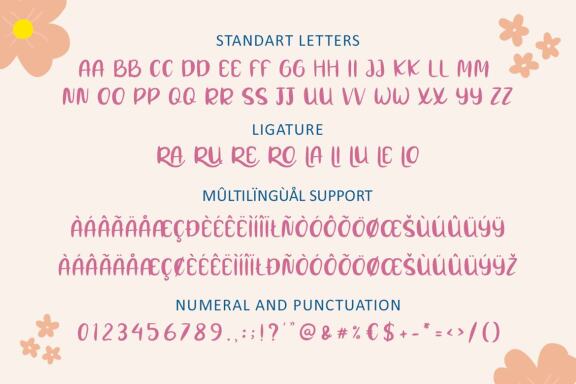 Spring Skincare FREE Font