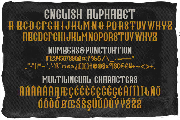 Village font + 10 bonus designs