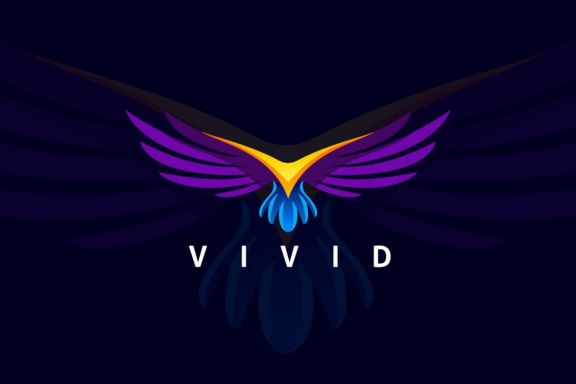 Flying Modern Bird Logo