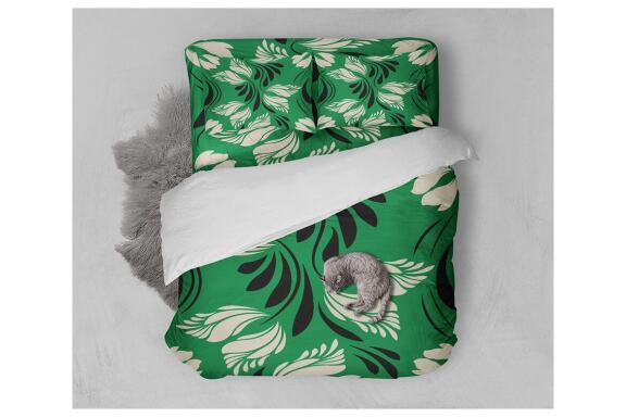 Folk Flowers Pattern Floral Print Ethnic Art
