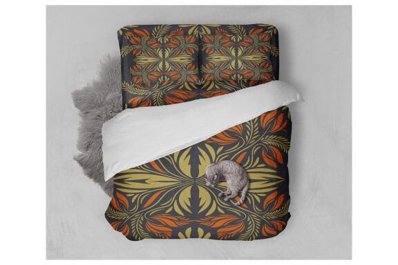 Folk Flowers Pattern Floral Print Ethnic Art