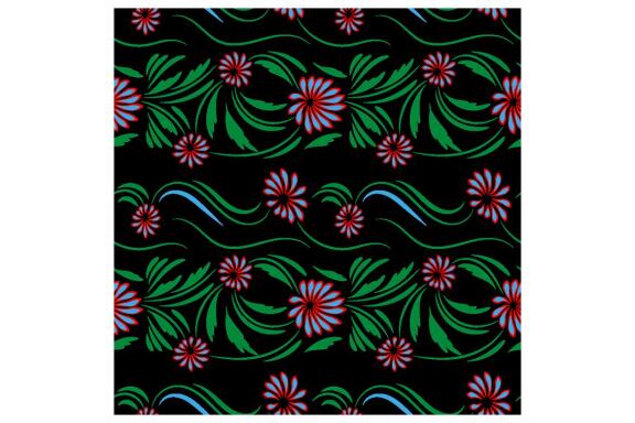 Folk Flowers Pattern Floral Print Ethnic Art