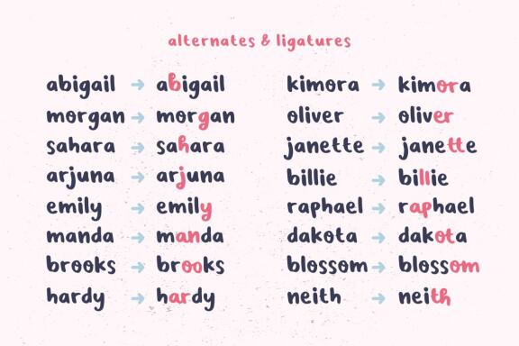Love Note | Handwritten Font