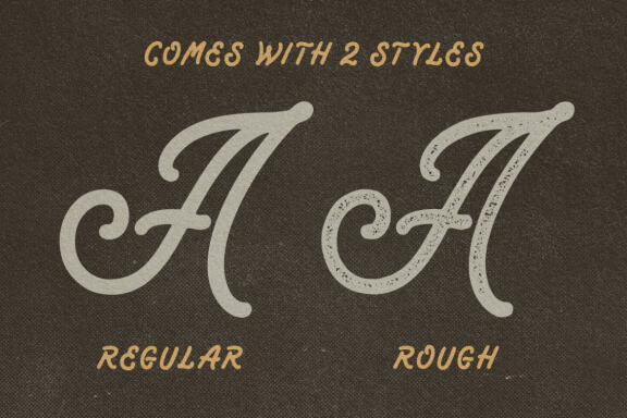 Mountain Warrior - Monoline Script