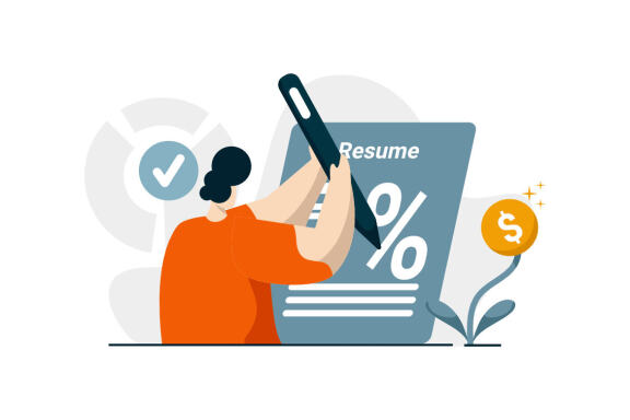 Interest Loan Calculator icon flat Illustration for business finance loan