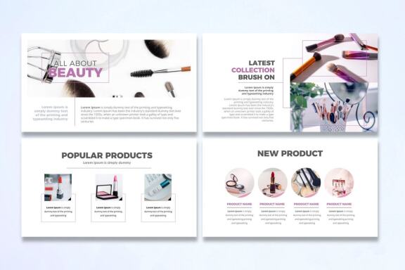 Cosmetics - Google Slides Template