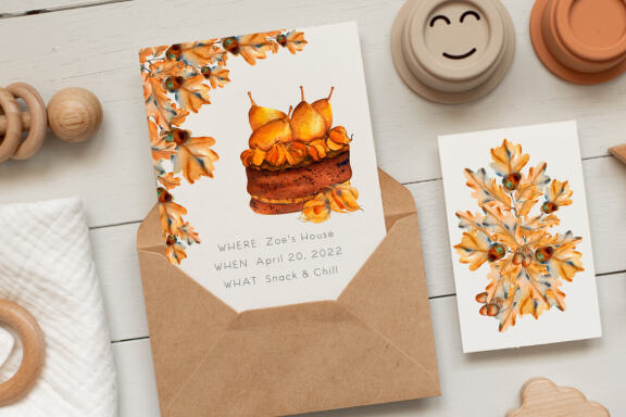 Watercolor Fall Pumpkin Clipart