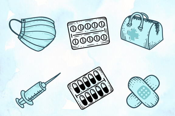 36 FREE Medical Doodle Clipart Set