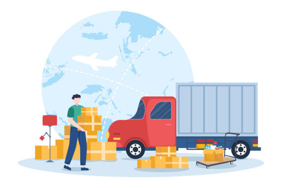 15 Trucking Transportation Design Illustration