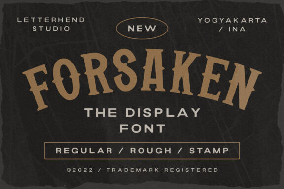 Forsaken - Display Font