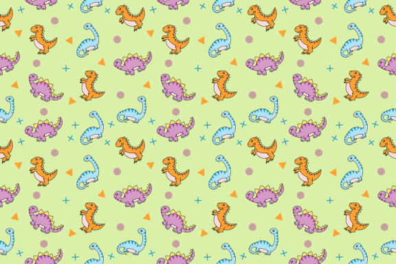 22 Set Bundle Cute Dino Seamless dinosaurs Pattern Background for Kids